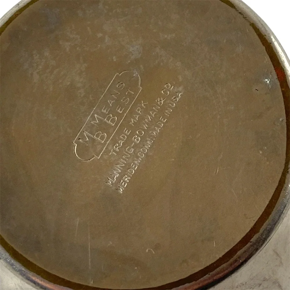 M Means B Best vintage silver